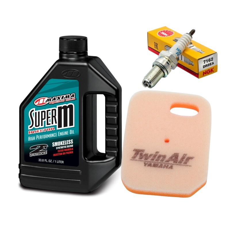 NEW 1981 - 2009 YAMAHA PW50 PW 50 AIR FILTER SPARK PLUG SERVICE KIT FUEL FILTER - Foto 12