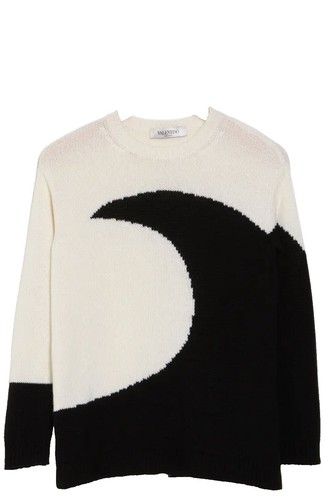 Womens Valentino VALENTINO V Logo Knit Sweater (Thick) S Alpaca