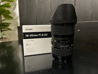 Sigma DC 18-35mm F/1.8 Art Lens. NEW with original packaging