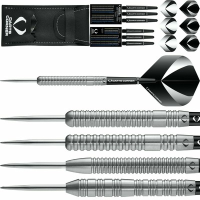Tungsten Darts Set 21g 22g 23g 24g 25g 26g grams Gallant Silver Ringed