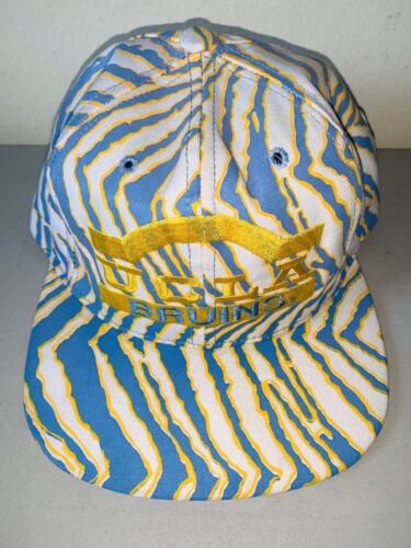 Vintage UCLA Bruins Hat Cap Yellow Gear For Sports Unisex Adults Sportswear