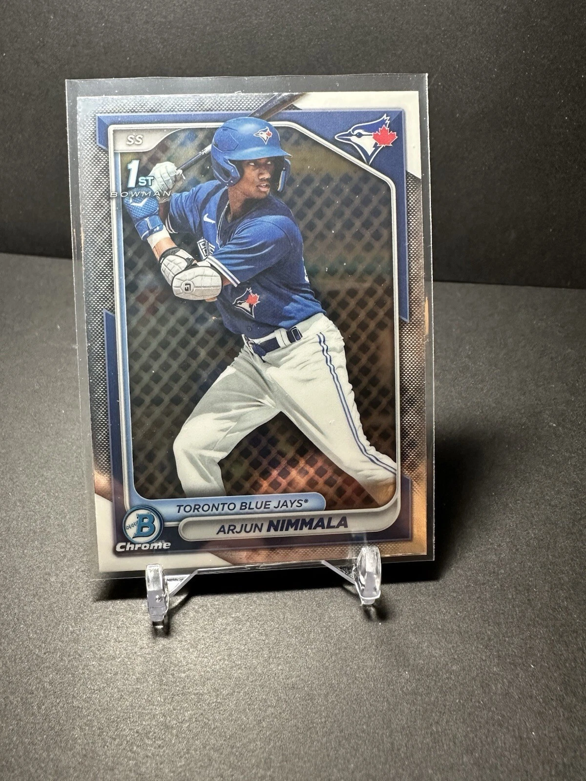 2024 Bowman Chrome #BCP-142 Arjun Nimmala 1st Bowman Toronto Blue Jays