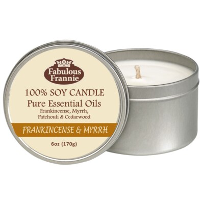 Frankincense 6oz Soy Candle Essential Oil Fabulous Frannie B3G1, Free Ship 2+