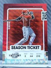 Nick Castellanos 2021 Contenders Optic RED WAVE PRIZM SP #86 - Reds