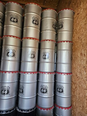 #ad Vintage NOS Phillips 66 Oil Barrel Drum 16 Gallon LOT OF 25 Mancave Art NOS $599.00