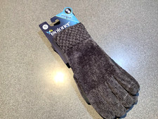 Ladies Isotoner Smart Touchscreen Technology Soft Grey Lined Gloves NWT