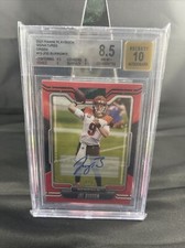 2021 Joe Burrow Gold Auto 4/5 Panini Playbook BGS 8.5 Auto 10