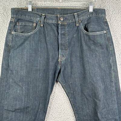 Levi's 501XX ストレートデニム 36x32 Levis 501 XX Jeans Mens 36x32 Blue Denim Straight Leg Classic Fit