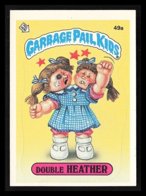 DOUBLE HEATHER 1985 Garbage Pail Kids Series 2 #49a | eBay
