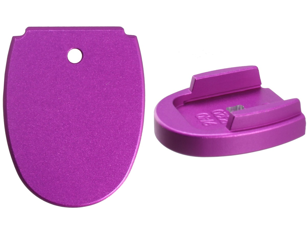 NDZ Sig P320 P320X M18 X5 Legion Mag Floor Plate Aluminum Purple