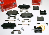 Zimmermann BremsbeläGe Vorne + Hinten FüR Mercedes C-Klasse [W203 S203]