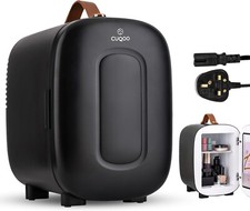 CUQOO 4L Mini Fridge Portable Table Top Cooler & Warmer for Drinks Food RETURNED