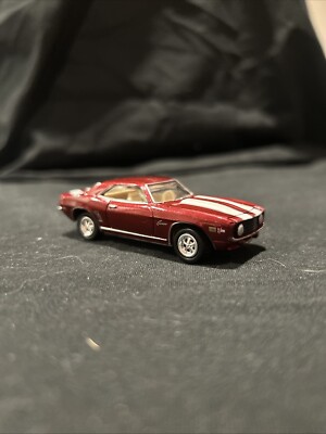 1969 CHEVY CAMARO Z/28 MAROON Diecast Johnny Lightning White Stripes