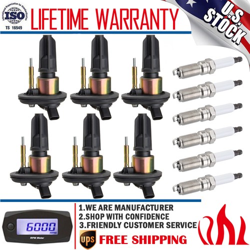 6 Pack UF303 Ignition Coils and Spark Plugs For Chevrolet Trailblazer GMC Canyon eBay