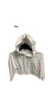 CK Calvin Klein Jeans logo White Hoodie Hooded Women's Size M