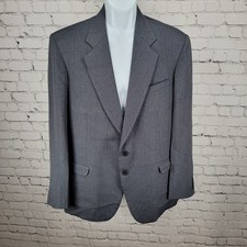 Patwardhan Tailors Grey 2 Button Single Vented Notch Blazer Sport Coat 42
