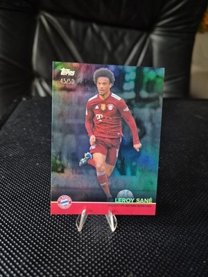 2021-22 Topps FC Bayern München Team Set Leroy Sane Black Parallel /50