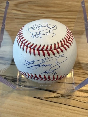 Ken Griffey Jr Edgar Martinez Ichiro Suzuki Signed HOF Baseball Seattle Mariners