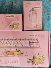 Pokemon x Razer Set Keyboard |Mouse | Mousepad | Pikachu & Eevee Bundle