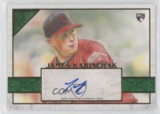 2020 Topps Gallery Green Auto 32/99 James Karinchak #110 Auto 10ua