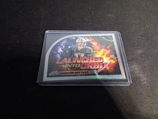 2024 Topps Chrome Cosmic Spencer Rattler Launched Into Orbit Rookie Card #LIO-9. rookie card picture