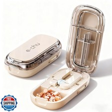 Pill Cutter Splitter for Small and Tiny Pills - Adjustable Pill S