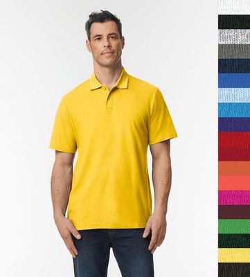 2er Pack Herren Poloshirt Deluxe Softstyle Gildan Baumwolle S-4XL Double Pique