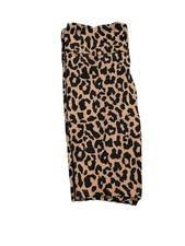 Wild Fable Women's Leopard Print Biker Shorts High Rise Stretch Size M