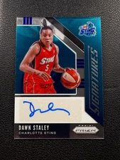 DAWN STALEY 2020 Panini WNBA Prizm Signatures Auto SG-DST Charlotte Sting