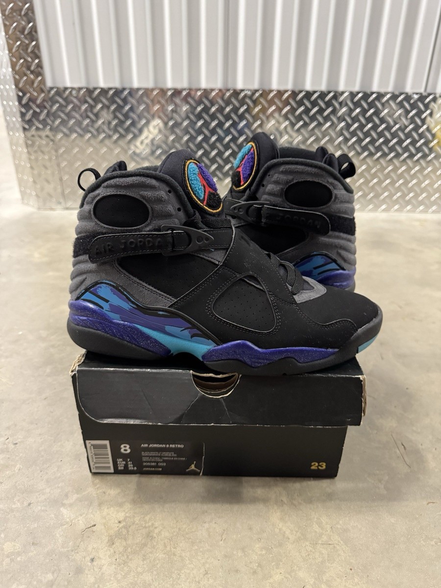 靴 Air Jordan8 Aqua 2015 29cm Jordan 8 Retro Aqua (2015) Men's - 305381-025 - US