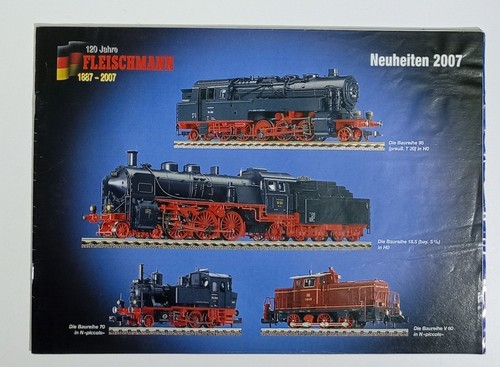 96798 Catalogo Modellismo Ferroviario Fleischmann H0 - Ed. GB D F 2007 | Zustand: Usato