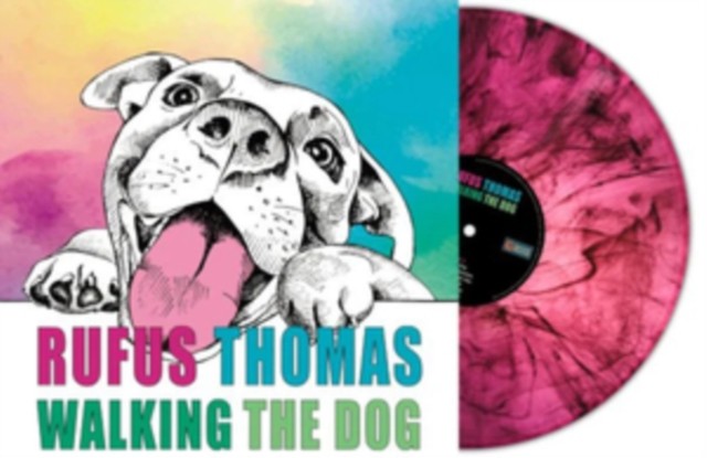 Walking The Dog Magenta Marble Vinyl - Image 2