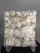 20 Pcs Halloween Tree Decorations Small Hanging Ghost Ornaments for Trees