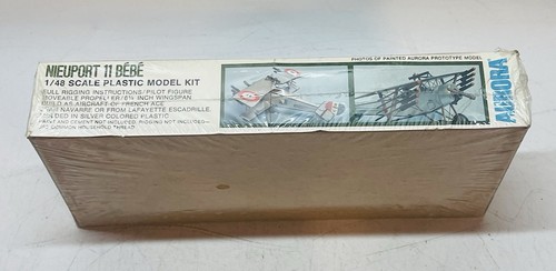 Vintage Aurora 1/48 French Nieuport 11 BEBE 754 NoS Factory Sealed - Picture 4 of 5