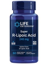 Super R Lipoic Acid 240 mg 60 Capsules Life Extension Healthy Aging