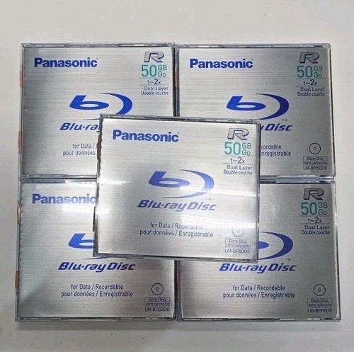 Panasonic BD-R 50GB (1x - 2x Speed, Dual Layer) - Sealed, 5 In Box - Bild 3 von 3