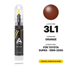Lackstift Für Toyota Supra 3L1 Orange Set Profi Steinschlag Reparatur Lackstift