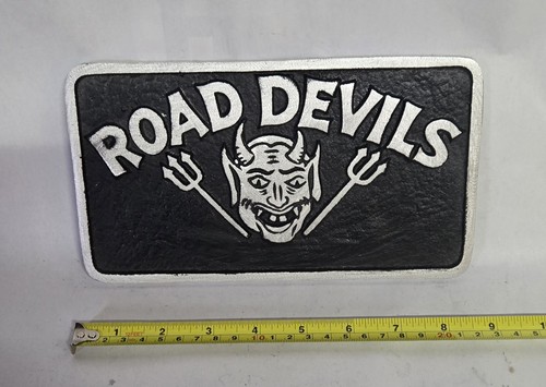 Vintage Cast Aluminum Road Devels  Car Club Plaque Collectable