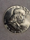 GEM BU UNCIRCULATED UNC MS 1955 SILVER FRANKLIN HALF DOLLAR BRILLIANT LUSTER