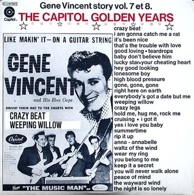 Gene Vincent The Capitol Golden Years NEAR MINT Capitol 2xVinyl LP
