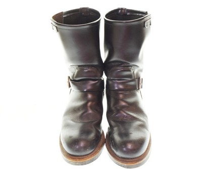 RedWIng Stiefel PT99 Leder Schwarz Engineer Stiefel Größe 9,5D