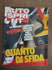 1985 07 08 AUTOSPRINT 08 LUGLIO 1985 N.27 ANNO XXV ALBORETO FERRARI