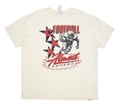 Almost Someday Shirt Mens 3XL White Football Sports Graphic T-Shirt Tee Cotton