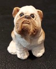 Stone Critters English Bulldog Standing Adult & Sitting Pup 1984 United Design — photo 8