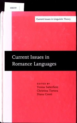 Current issues in Romance languages. Selected papers from the 29th Linguistic Sy
