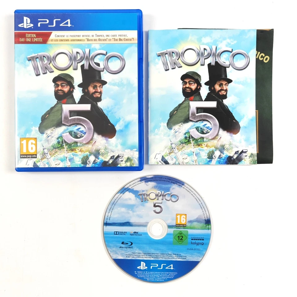 TROPICO 5 EDITION DAY ONE JEU CONSOLE SONY PLAYSTATION 4 PAL FRA PS4 KALYPSO, photo 1 sur 2