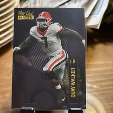 2022 Wild Card MATTE - Quay Walker #MB-95 Black (RC)