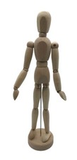 Art Class Wooden Figure Male Manikin Mannequin Wood Movable 13  New w/Out Tags