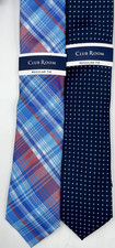 TWO CLUB ROOM Men's Regular Ties  NEW MSRP: 55.00 X 2  110.00