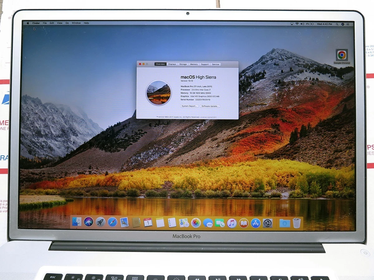2011 Apple MacBook Pro Intel Core i7 2nd Gen. Laptops for sale - eBay